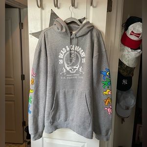 Dead & Co 2019 merch grey sweatshirt dancing bears